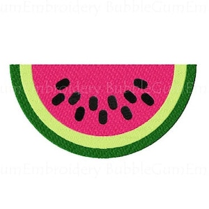 Watermelon Embroidery Design Instant Download