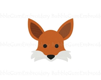 Fox Embroidery Design Instant Download