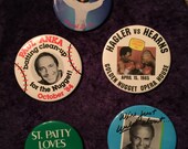Vintage Pins Advertising Golden Nugget Casino, Atlantic City, 1980s Harry Belefonte Paul Anka Diana Ross Boxing sports celebrities