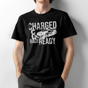 RC-bilracing-T-shirt: Laddad och tävlingsklar design