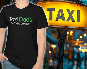 Maglietta Uomo Volkswagen "Dads Taxi Camper" - Ufficiale E Originale