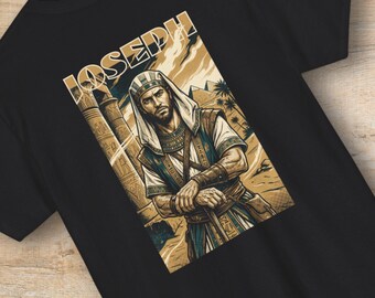 Joseph Ruler of Egypt Shirt or Sweatshirt | Genesis Bible Verse Graphic Crewneck, Christian Streetwear Tee, Faith Favor Gift for Men Women