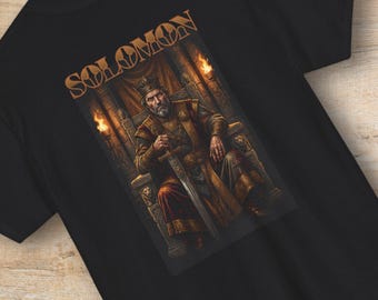 King Solomon Throne Room Shirt or Sweatshirt | Proverbs Bible Verse Graphic Crewneck, Christian Streetwear Tee, Wisdom Royalty Gift for Men