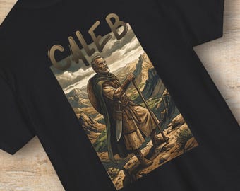 Caleb the Spy Jericho Shirt or Sweatshirt | Numbers Bible Verse Graphic Crewneck, Christian Streetwear Tee, Promise Land Gift for Men