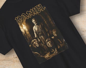 Daniel Lions Den Shirt or Sweatshirt | Daniel Bible Verse Graphic Crewneck, Christian Streetwear Tee, Faith Protection Gift Men Women