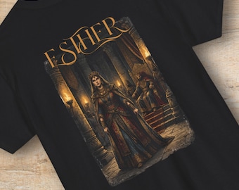 Queen Esther Throne Room Shirt or Sweatshirt with Bible Verse | Bible Verse Crewneck, Christian Streetwear Tee, Faith Gift for Her