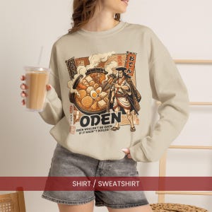Camiseta ou moletom Samurai Hot Pot | Moletom com capuz com estampa de Oden japonês, camiseta retrô de anime Ukiyo-e, presente para amantes da gastronomia de Izakaya em Tóquio