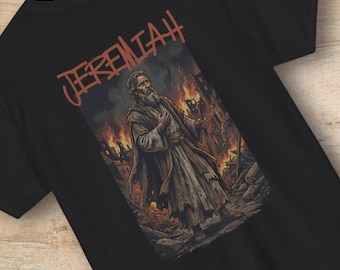 Prophet Jeremiah Shirt or Sweatshirt | Jeremiah Bible Verse Graphic Crewneck, Christian Streetwear Tee, Faith Purpose Gift for Men Women