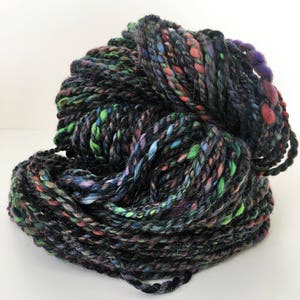 Handspun Yarn -- &quot;Totally Awesome 80s&quot; -- 84 yards bulky weight