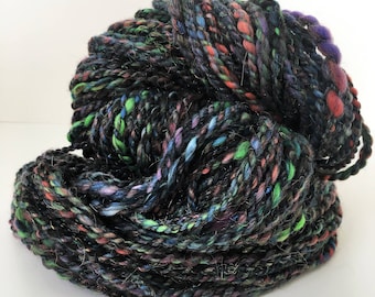 Handspun Yarn -- "Totally Awesome 80s" -- 84 yards bulky weight