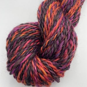 Handspun Yarn — “Mars Attacks” — Romney wool — 106 yards bulky weight