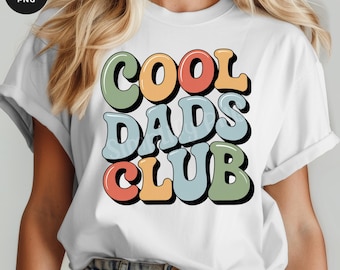 Club de Papás Retro PNG, Diseño del Día del Padre (Descarga Digital)