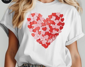 Valentine Day Heart PNG: Valentines xoxo, Coquette Valentine (Digital Download)