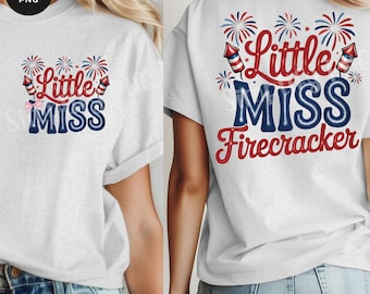 Little Miss Firecracker PNGバンドル：7月4日（デジタルダウンロード）