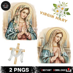 Our Lady of Guadalupe Clipart, Virgin Mary PNG, Nuestra Señora de Guadalupe PNG, Feast Days of Mary, Digital Download