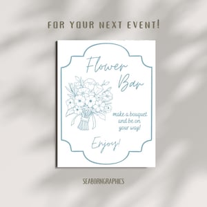 Flower Bar Template