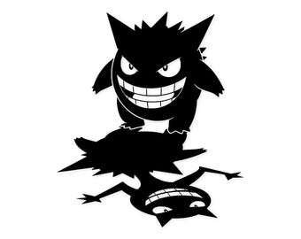 Gengar Shadow Svg Png : fichiers découpés ludiques pour travaux manuels