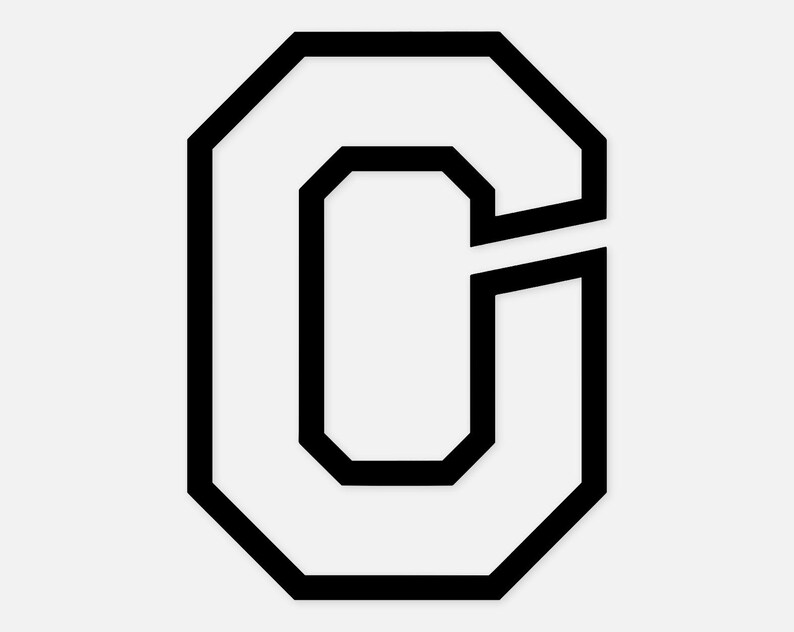 Block O High Quality Block O Svg Png: Bold Outline Design for Stickers and T-shirts - Etsy ...