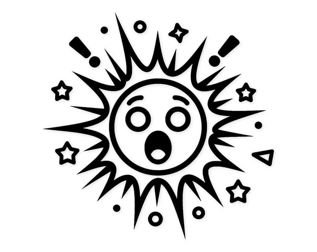 Exploding Surprise Svg Png: Bold Design for Stickers and Wall Art - Etsy