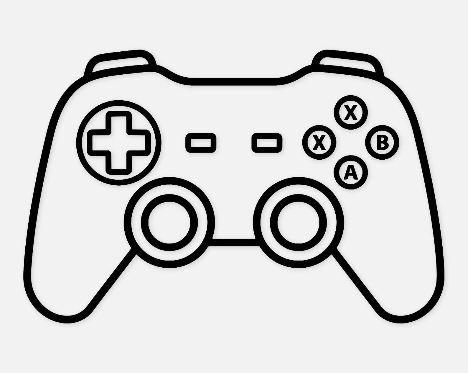 Game Controller Icon Svg Png: Cut Ready Digital Design for Cricut ...