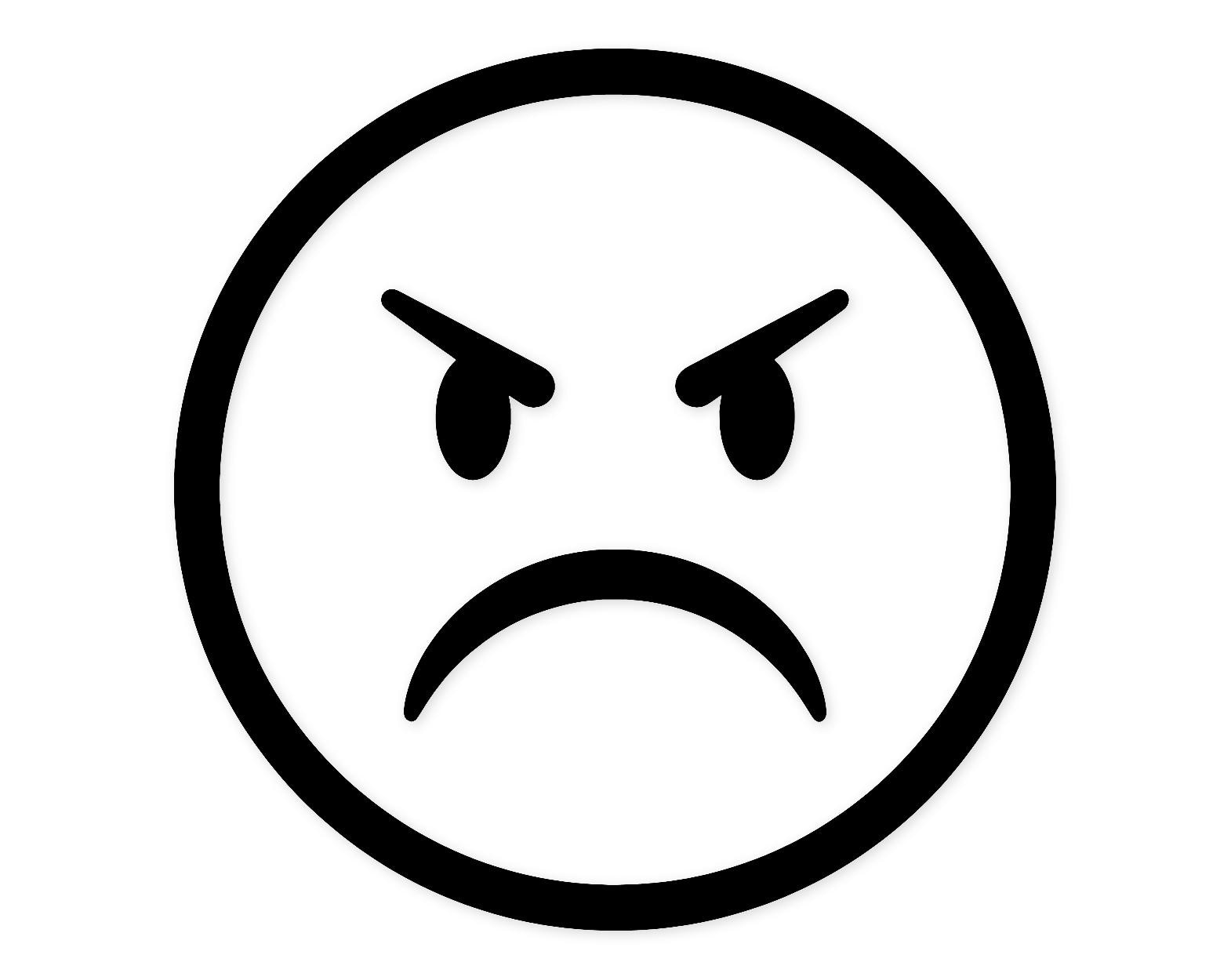 Rage Face Icon Svg Png: Bold Outline for T-shirts - Etsy