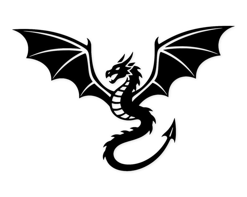 Flying Dragon Icon Svg Png: Cut Ready Digital Design for Cricut ...