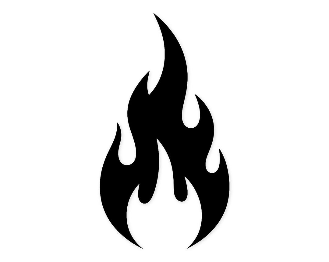 Flame Icon Svg Png: Cut Ready Digital Design for Cricut Silhouette - Etsy