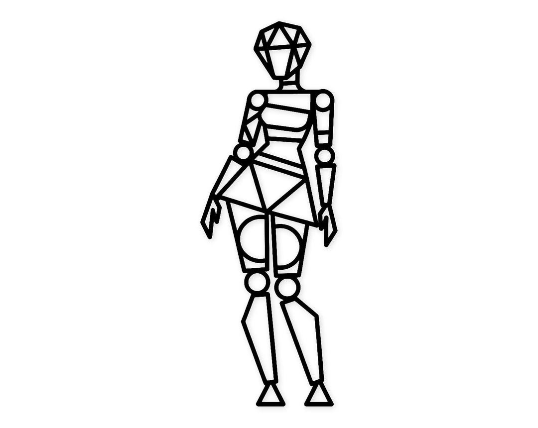 Abstract Female Outline Svg Png: Cut Ready Digital Design for Cricut ...