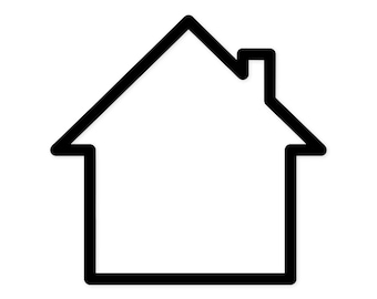 Minimalist House Icon Svg Png: Elegant Design For Home Decor