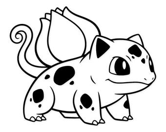 Bulbasaur Icon Svg Png: Cut Ready Digital Design For Cricut Silhouette