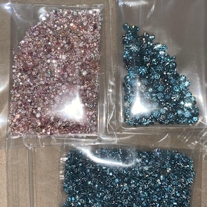 Lab grown diamond 1.2mm to 3.5mm mix all color good quality lab grown diamond cvd hpht pink blue yellow and white