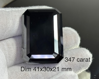 Luźny, bardzo duży kamień Moissanite o szlifie brylantowym | Passes Diamond Selector | Najlepsza alternatywa dla diamentów