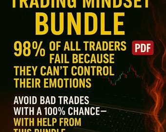 Trading Mindset Bundle – Boîte à outils de trading émotionnel pour les day traders, les cryptomonnaies et le Forex | Téléchargement instantané du PDF
