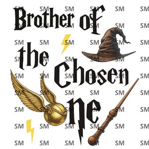 The Chosen One, Mommy, Daddy, Brother, Sister Of The Chosen One PNG, Family Theme, Chosen One Theme, PNG Sublimation, Digital File, Designs