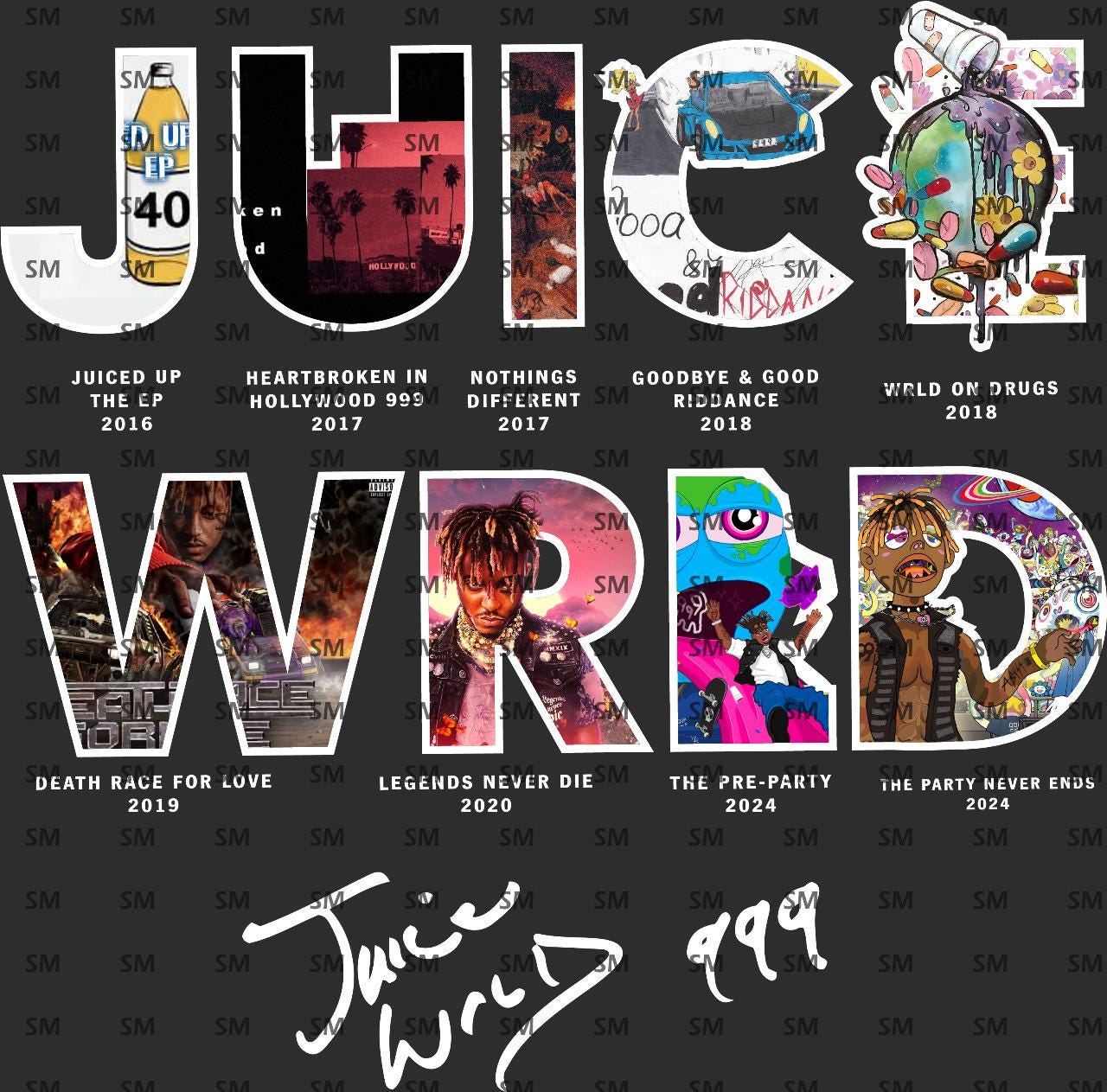 Juicewrld poster - Etsy 日本