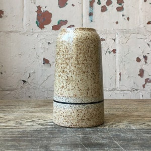 MADE TO ORDER Wheel Thrown Speckled Stoneware Vase - Etsy