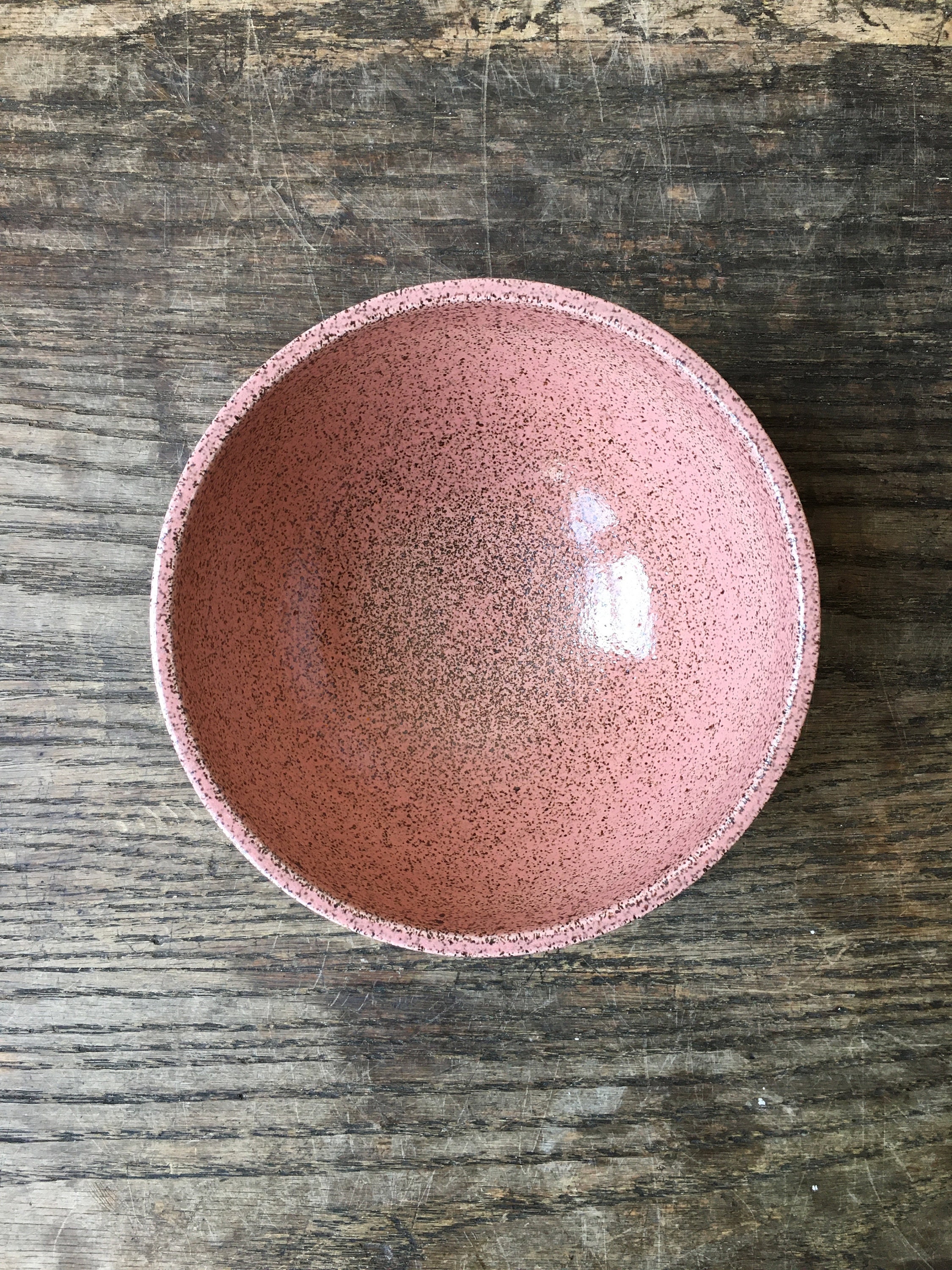 MADE TO ORDER Wheel Thrown Speckled Stoneware Medium Cereal Soup Ice ...