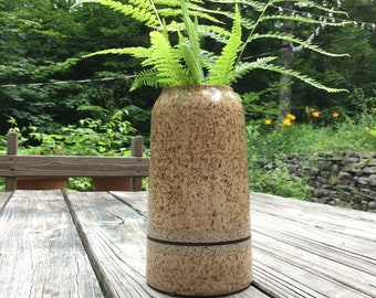 MADE TO ORDER Wheel Thrown Speckled Stoneware Vase