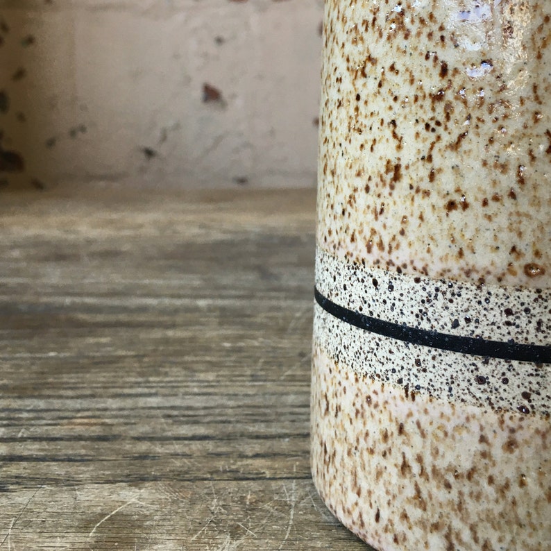 MADE TO ORDER Wheel Thrown Speckled Stoneware Vase - Etsy