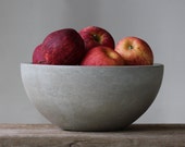 SALE Large Concrete Fruit Bowl 10 quot