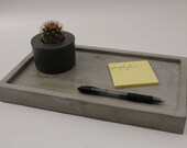Concrete Tray 12", Concrete Tray 15", Valet Tray, Catchall Tray, Modern Tray