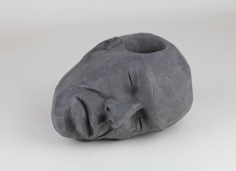 Concrete Head Air Plant Holder Succulent Planter