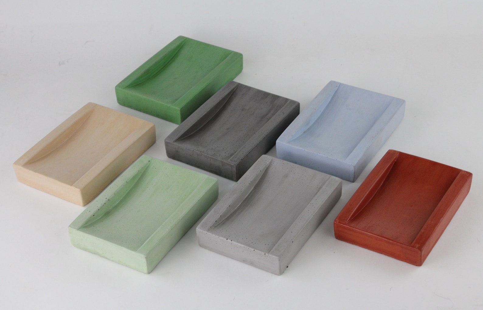 Concrete Soap Dish Etsy