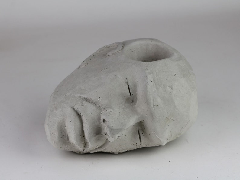 Concrete Head Air Plant Holder Succulent Planter