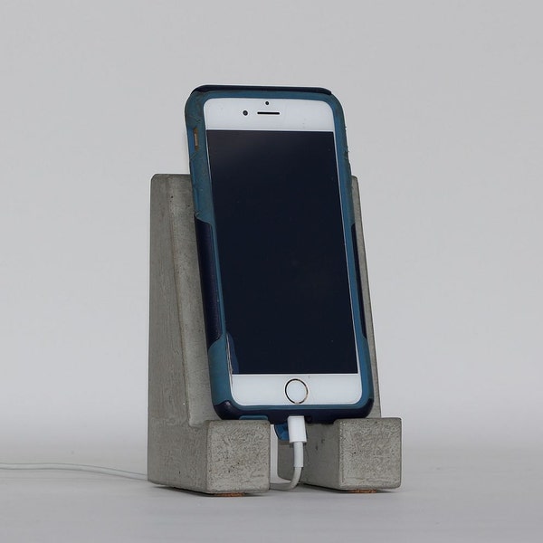 Concrete Cell Phone Stand / Tablet Stand // iPhone // Galaxy