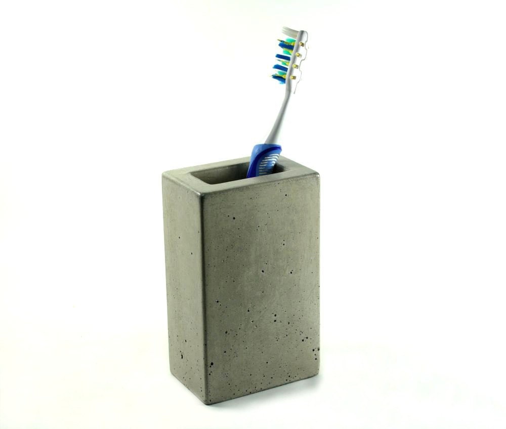Concrete Pencil Toothbrush Holder Etsy