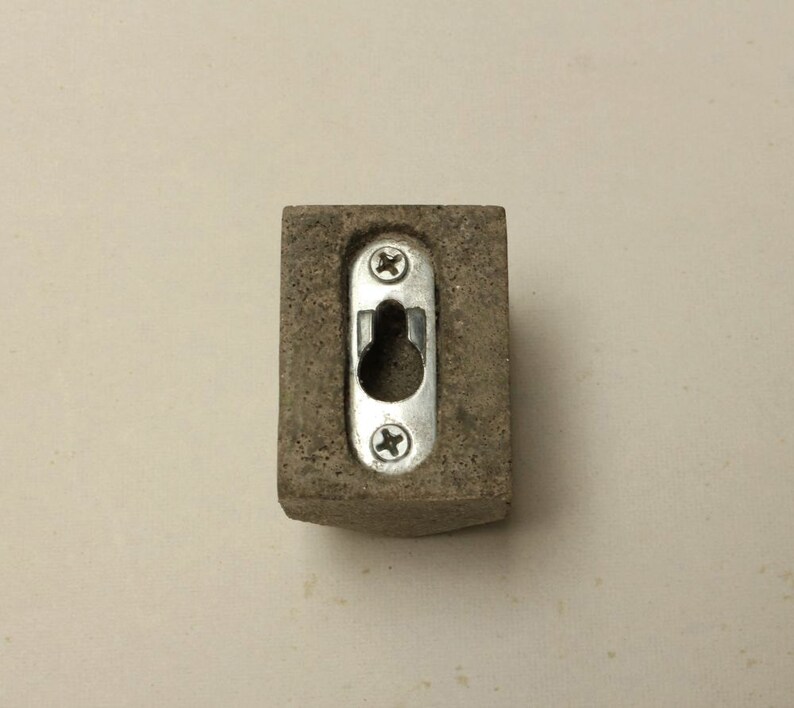 Modern Concrete Hook Etsy