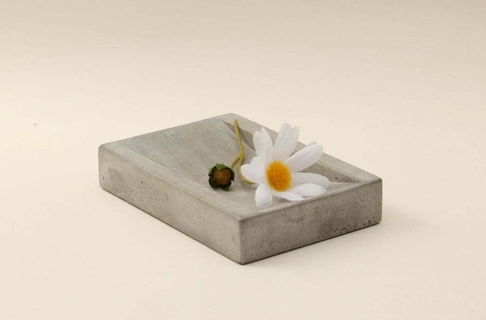 Concrete Soap Dish Etsy