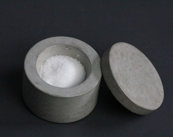 Concrete Salt Cellar