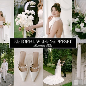 Editorial Wedding Preset, Fuji 400 Inspired Lightroom Desktop Preset, Fine-Art Film Presets, Wedding Photographer Presets